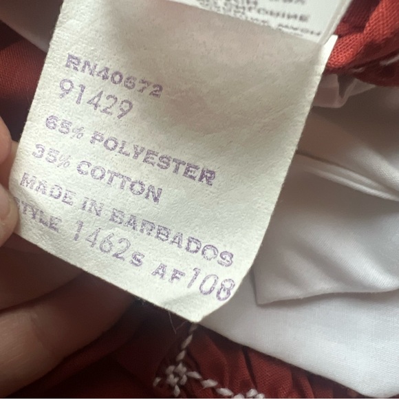 VTG Sears Winnie The Pooh Girls Rust Smocked Bodice & Bow Dress Size 3T - Picture 4 of 7